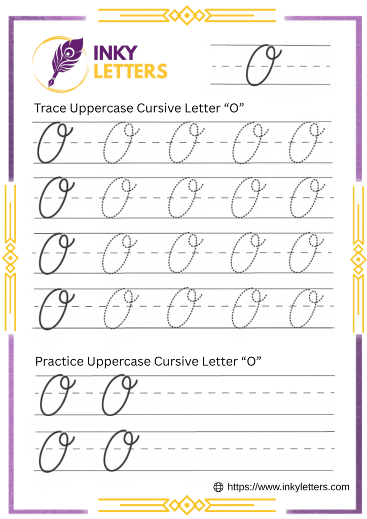 Uppercase Cursive O