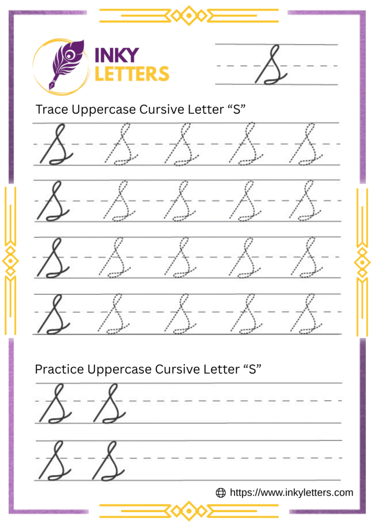 Uppercase Cursive S