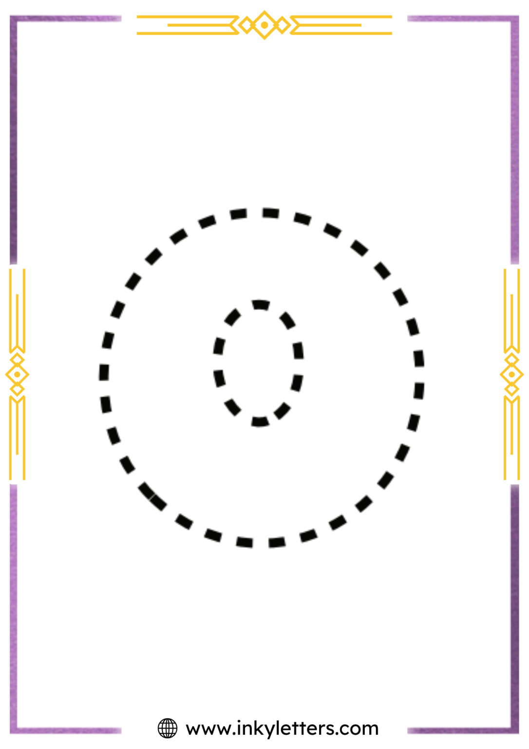 O2 Bubble Letters Free Printable Bubble Letter O - Inky Letters