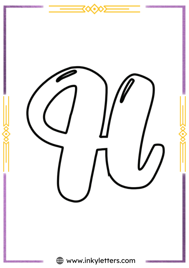 Magic Style Uppercase Bubble Letter h