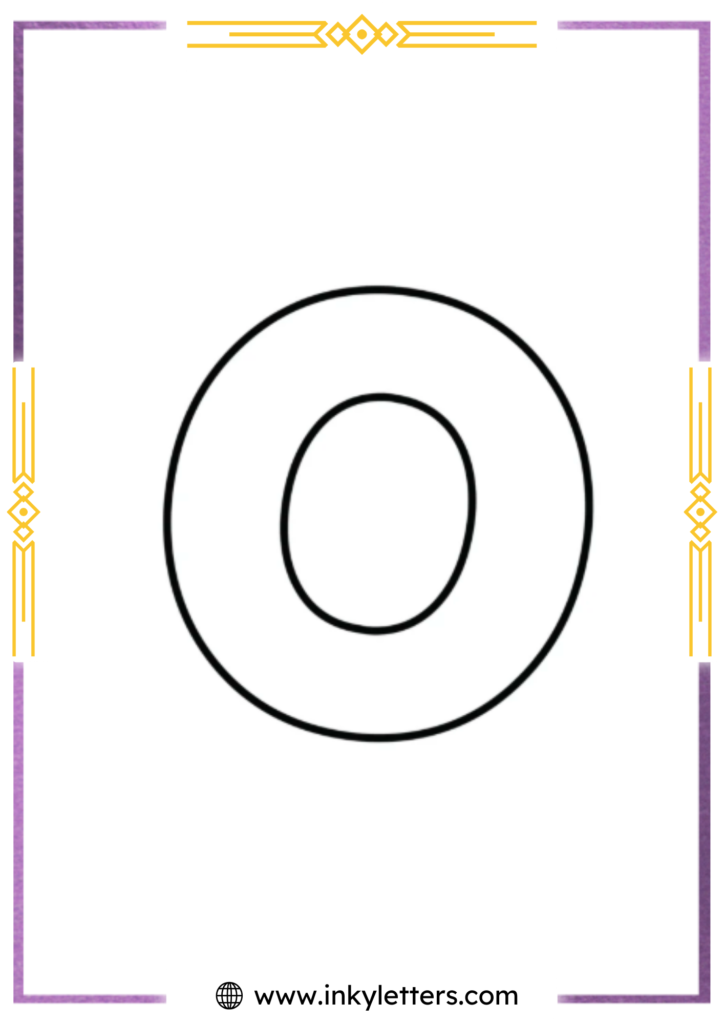 Porky's font uppercase Bubble Letter o